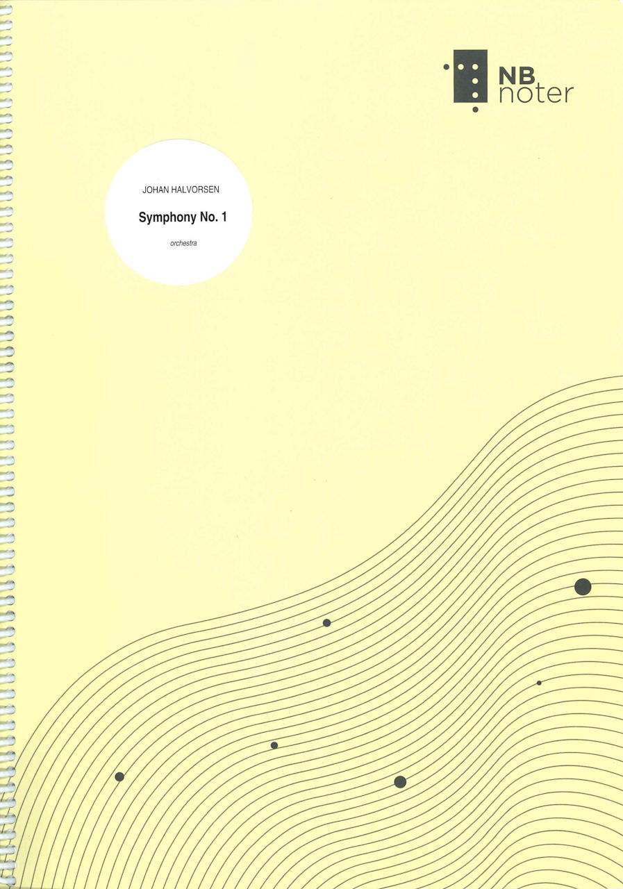 Halvorsen, Symphony No. 1, in c (Score) (NB noter)