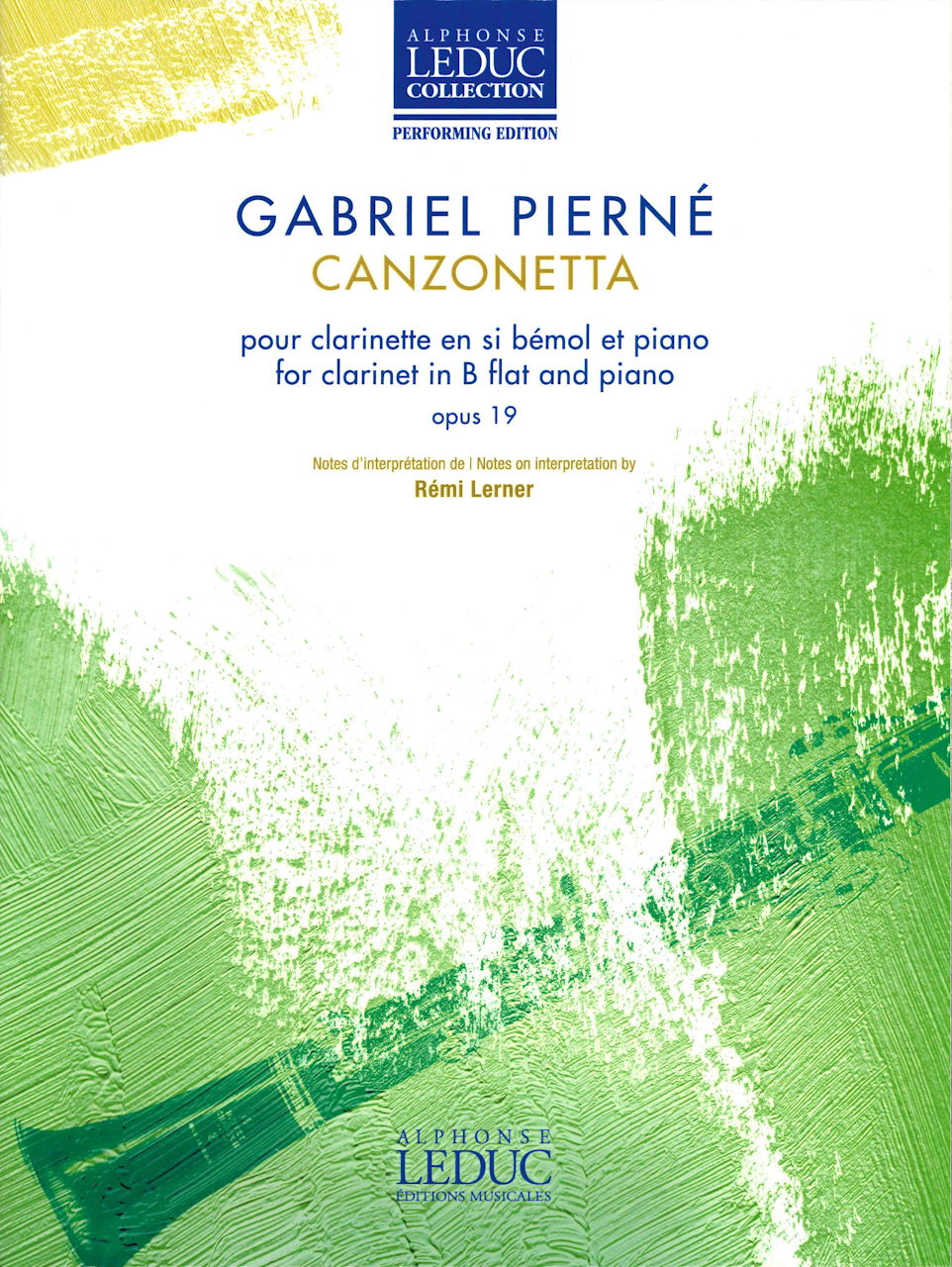 Pierne, Canzonetta, op. 19 (Lerner) (Leduc)