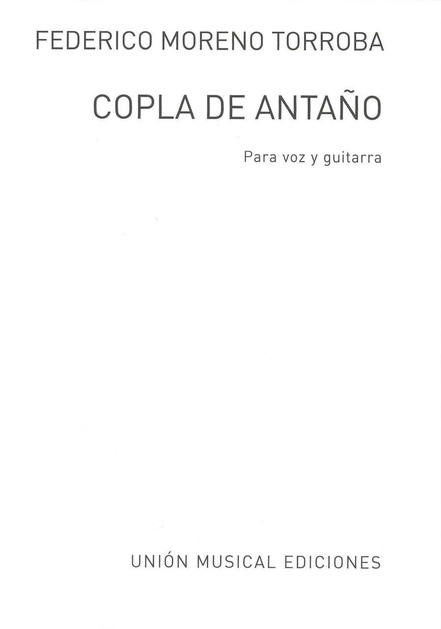 Moreno Torroba, Copla de Antano (UME)