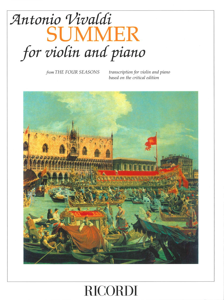 Vivaldi, Concerto op. 8/2 Summer RV 315 (Ricordi)