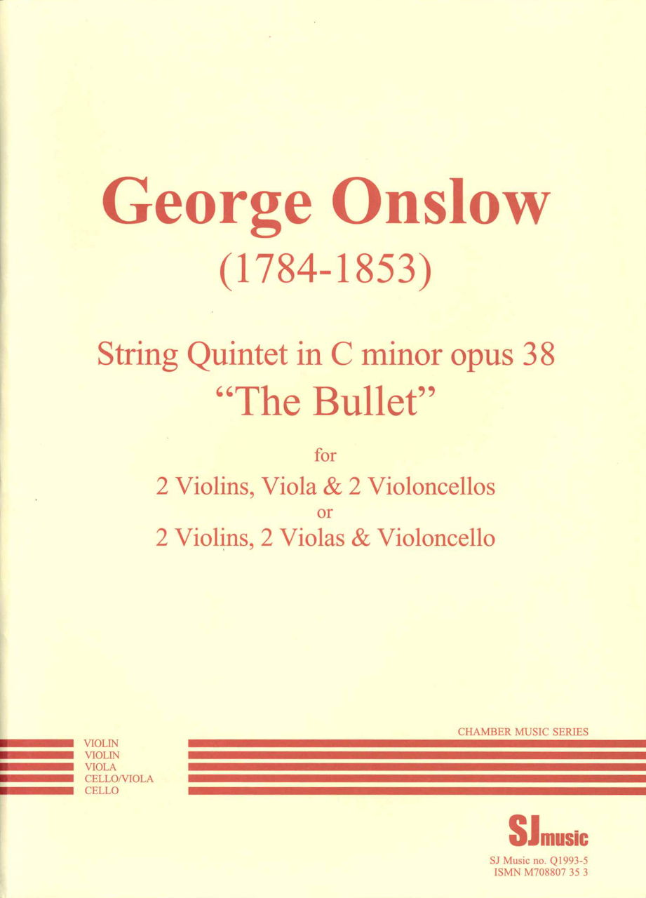 Onslow, Str. Quintet No. 15 in c op. 38 (SJ Music)
