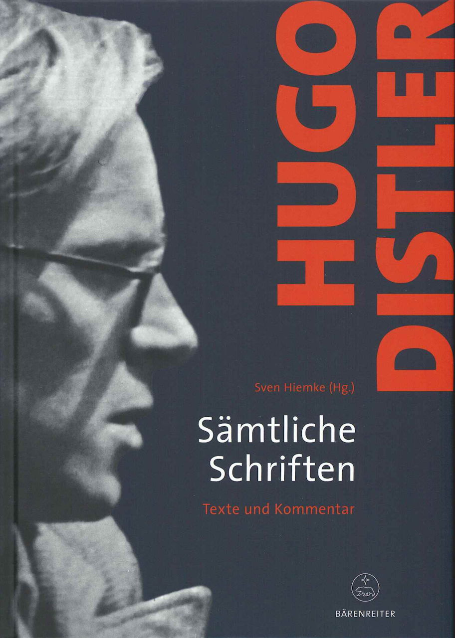 Distler,H., Samtliche Schriften (2 vols) (Barenreiter)