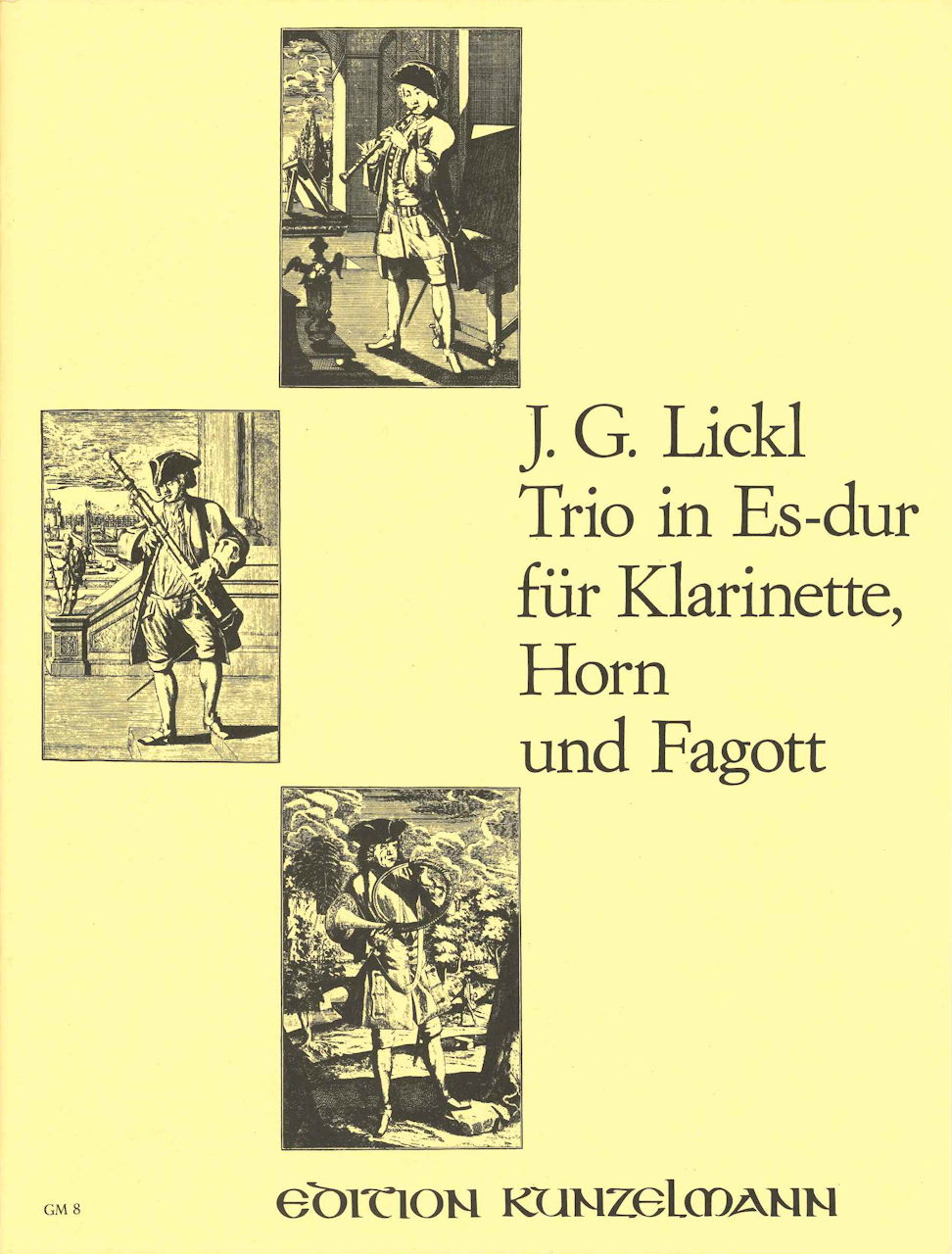 Lickl, Trio in Es-dur (Cl,Hn,Bn) (Kunzelmann)