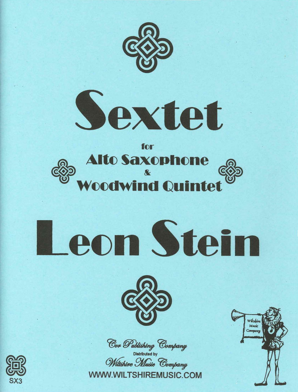 Stein, Sextet (ASax. & WW Quintet) (Wiltshire Music/Cor Publishing)