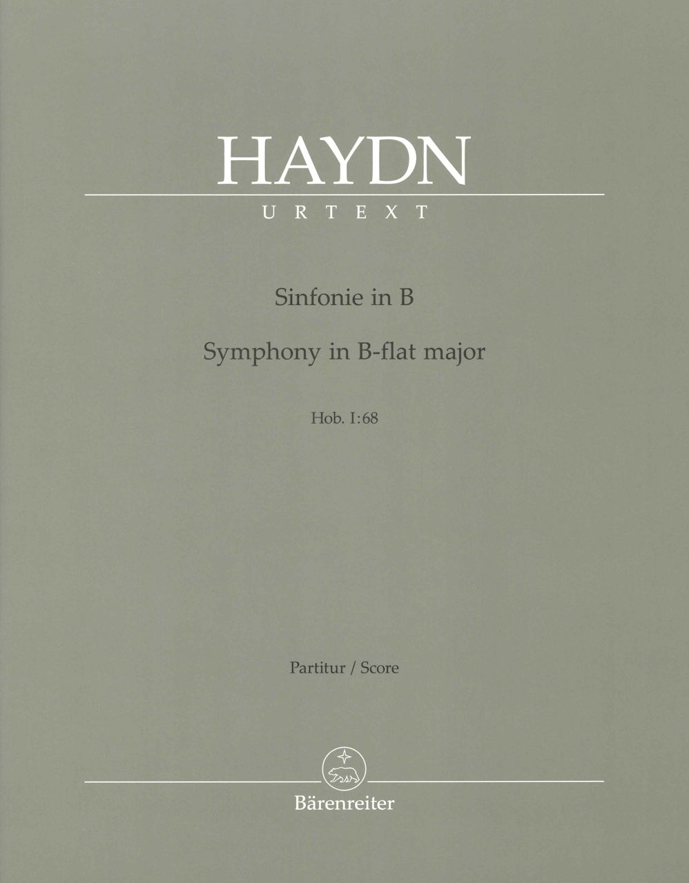 Haydn, Symphony in Bb major Full Score (Barenreiter)