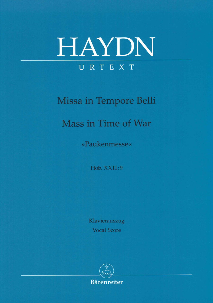 Haydn, Mass in Time of War Vocal Score (Barenreiter)
