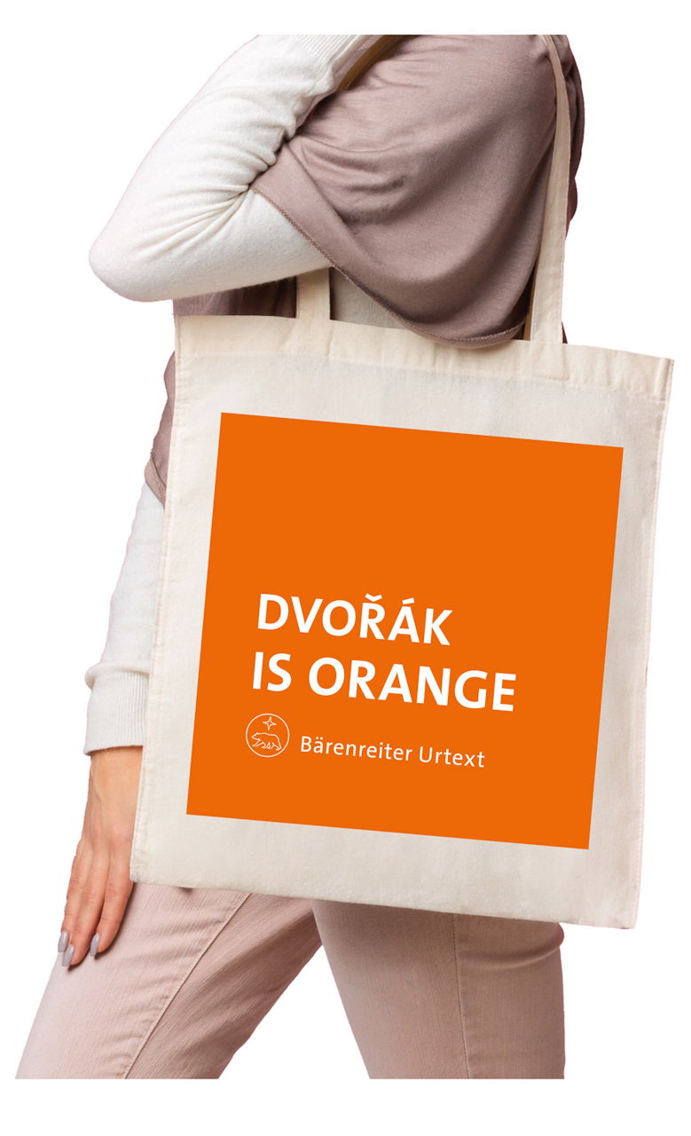 Dvorak is Orange Cotton Bag (Barenreiter)