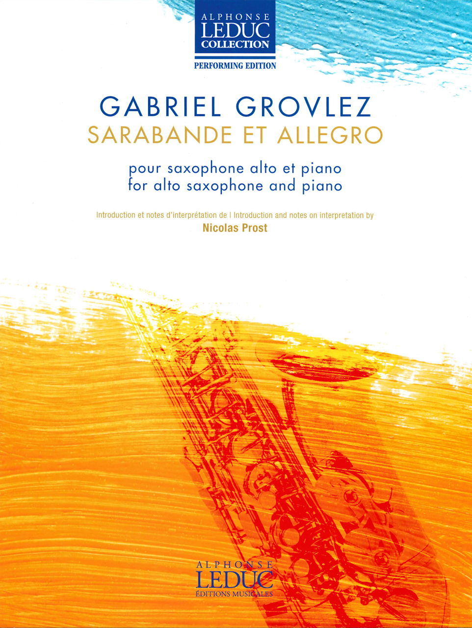 Grovlez, Sarabande & Allegro (Alto/Pf) (Leduc)