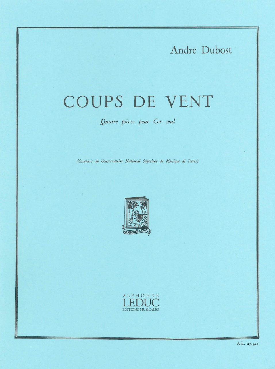 Dubost, Coups de Vent 4 Pieces (Leduc)