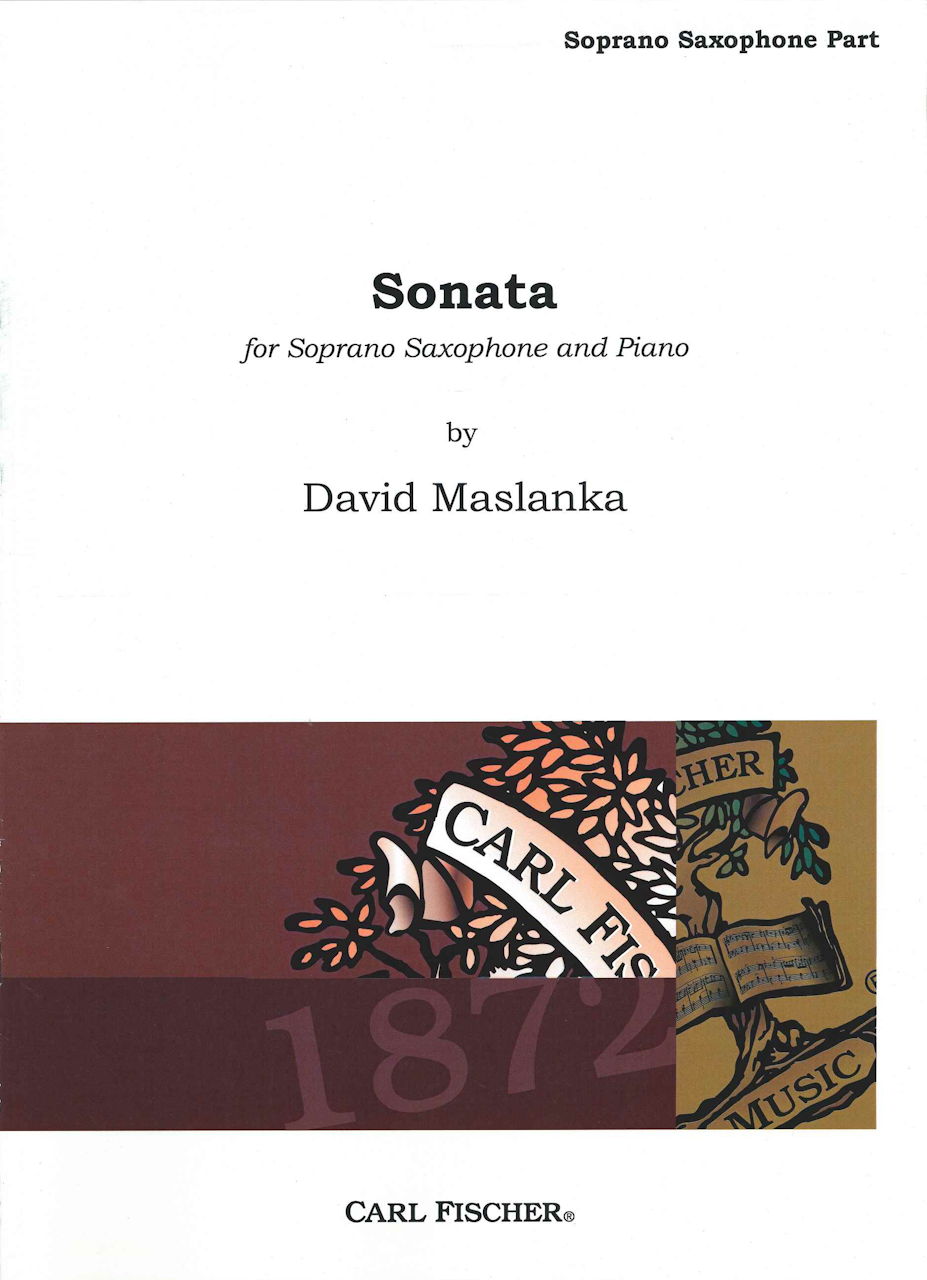 Maslanka, Sonata for Oboe (SSax Part) (Carl Fischer)