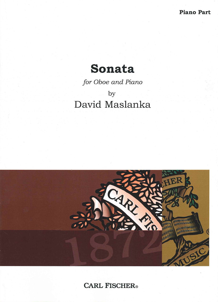 Maslanka, Sonata for Oboe (Piano Part) (Carl Fischer)