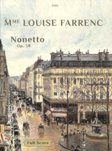 Farrenc, Nonett Es-dur, op. 38 (Score) (Clifton Edition)