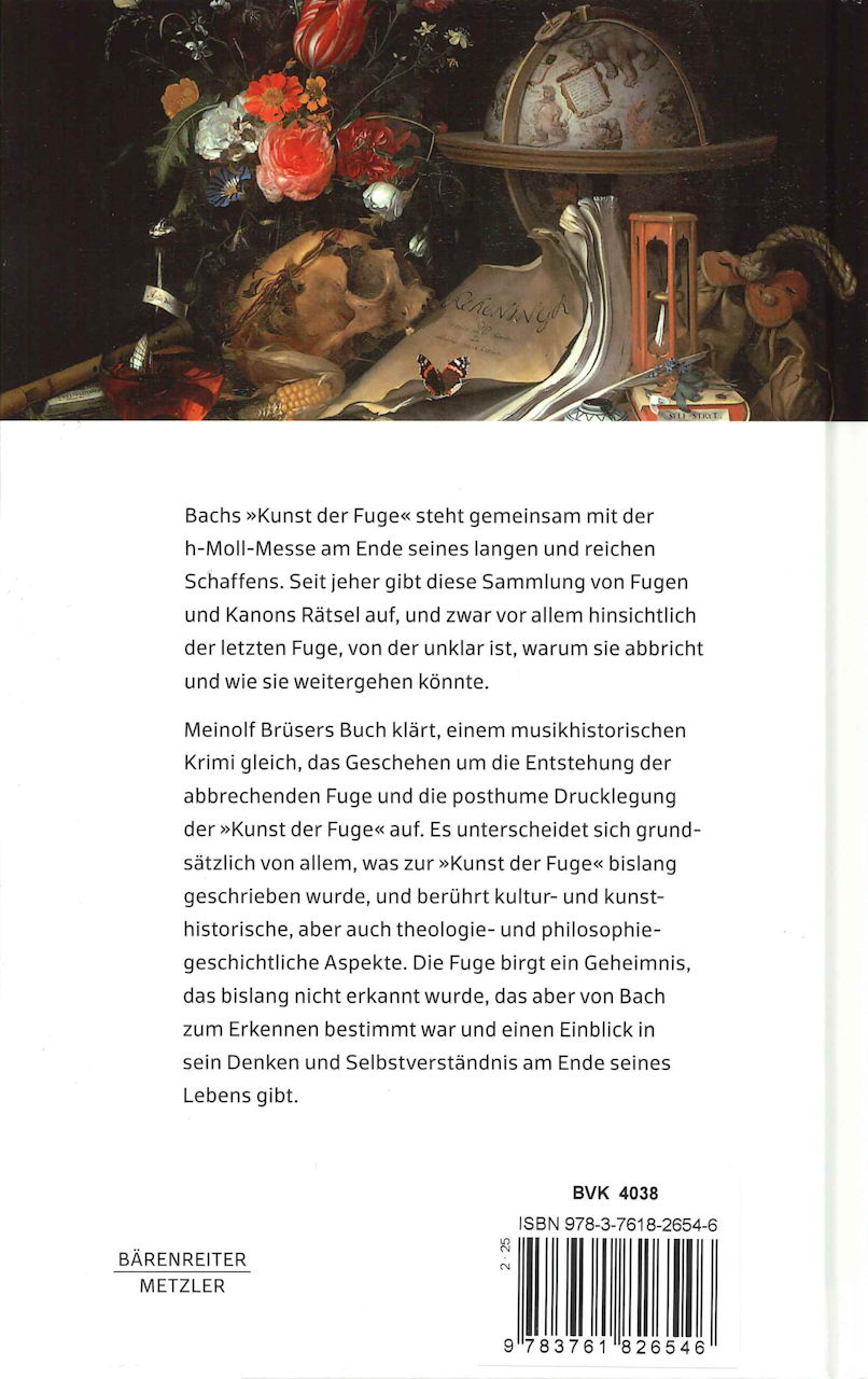 Bruser, Es ist alles Windhauch': Bach (Barenreiter/Metzler)