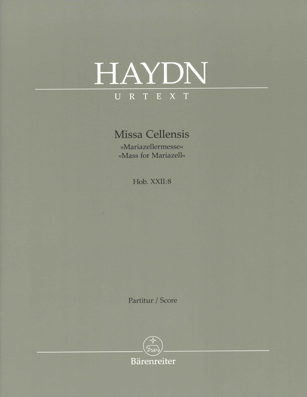 Haydn, Missa Cellensis Hob. 22/8 (Barenreiter)