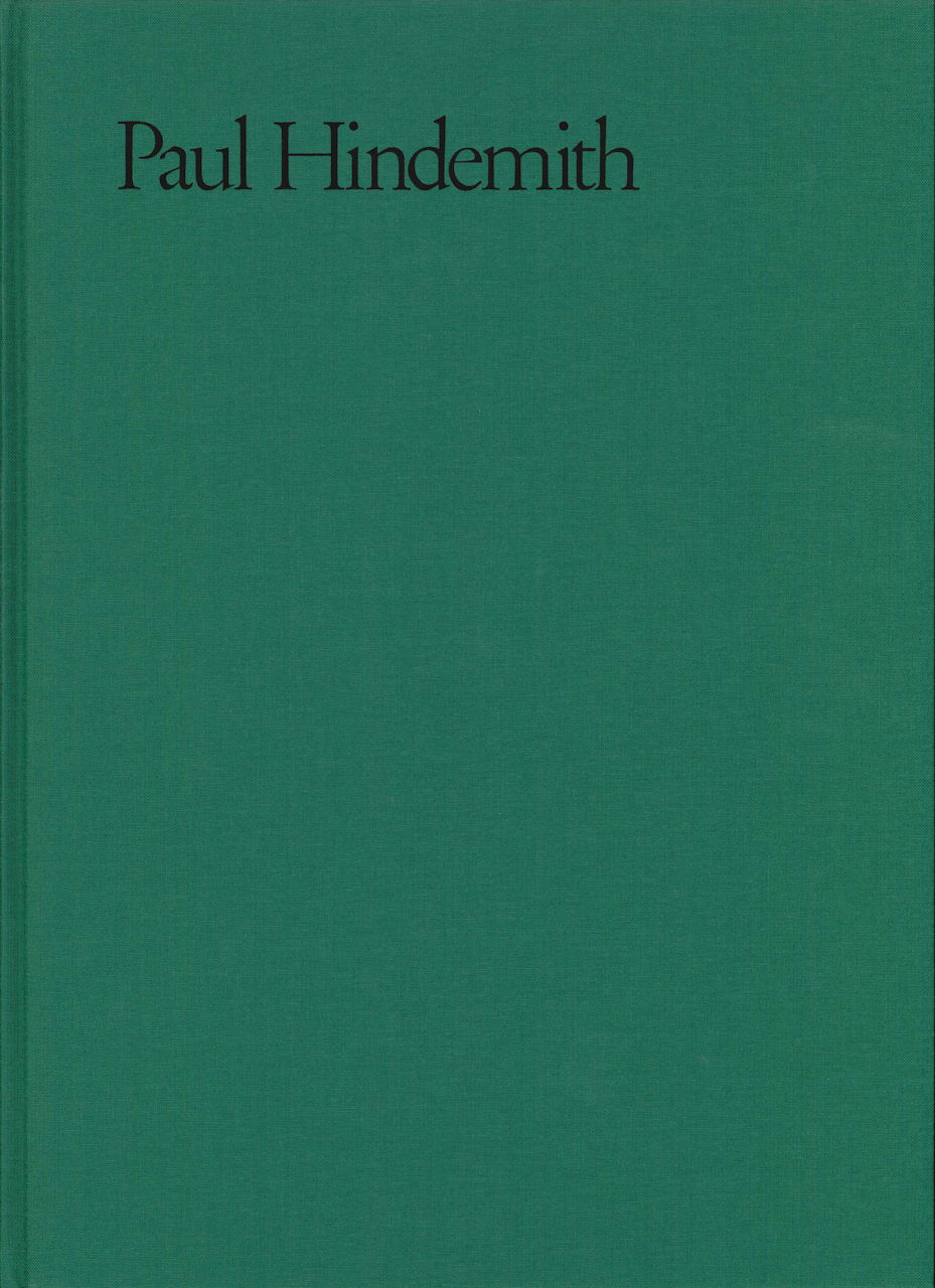 Hindemith, Samtliche Werke 1/5B: Cardill (Schott)
