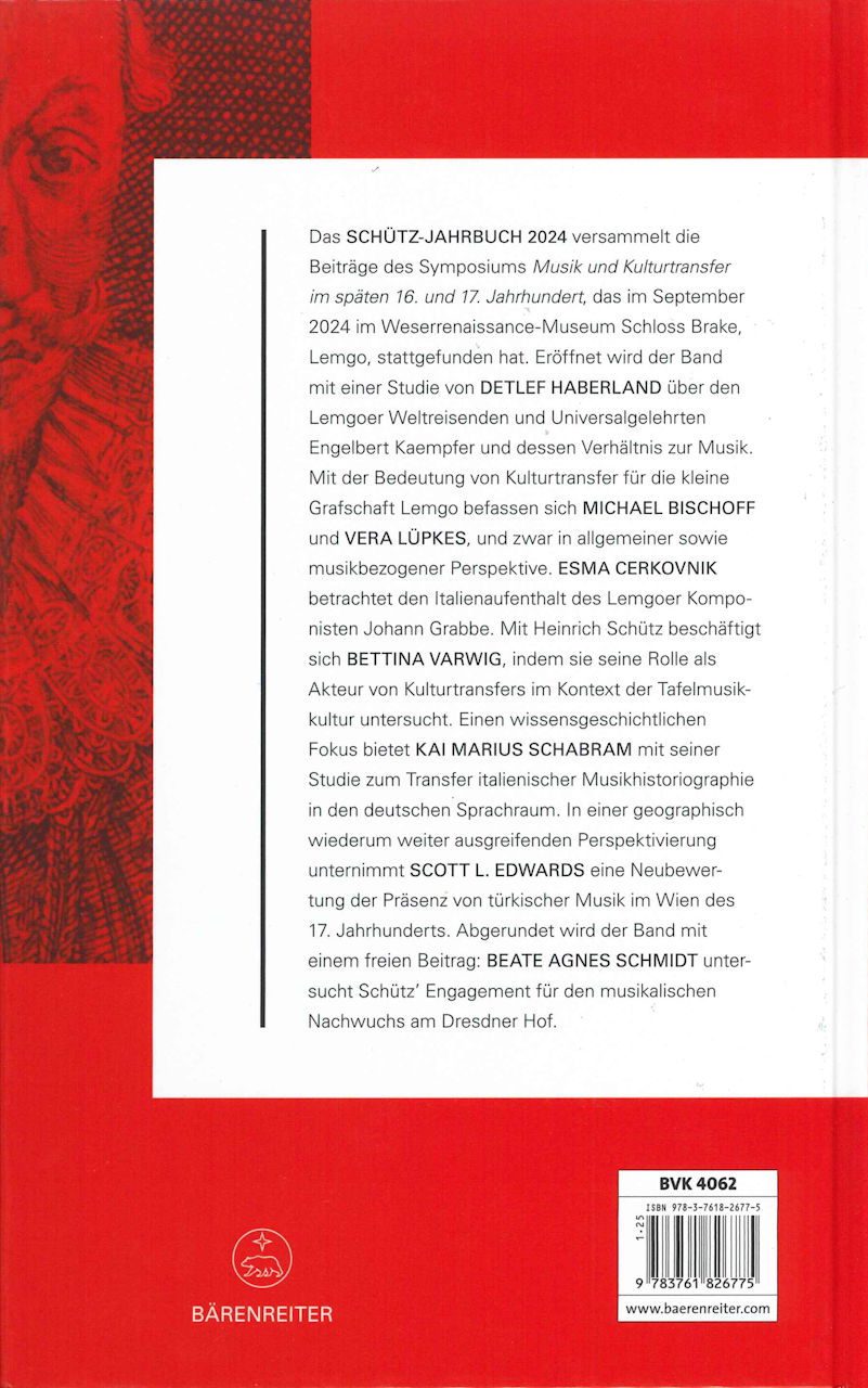 Schutz-Jahrbuch 46.Jahrgang 2024 (Barenreiter)