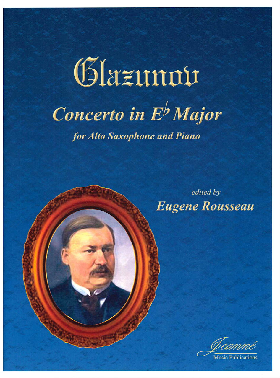 Glazunov, Concerto in Eb for A.Sax (Jeanne Music Publications)