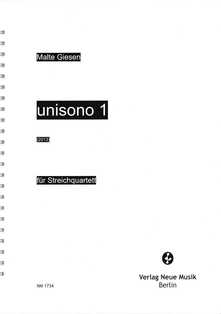Giesen, unisono 1 (2013) (Neue Musik)