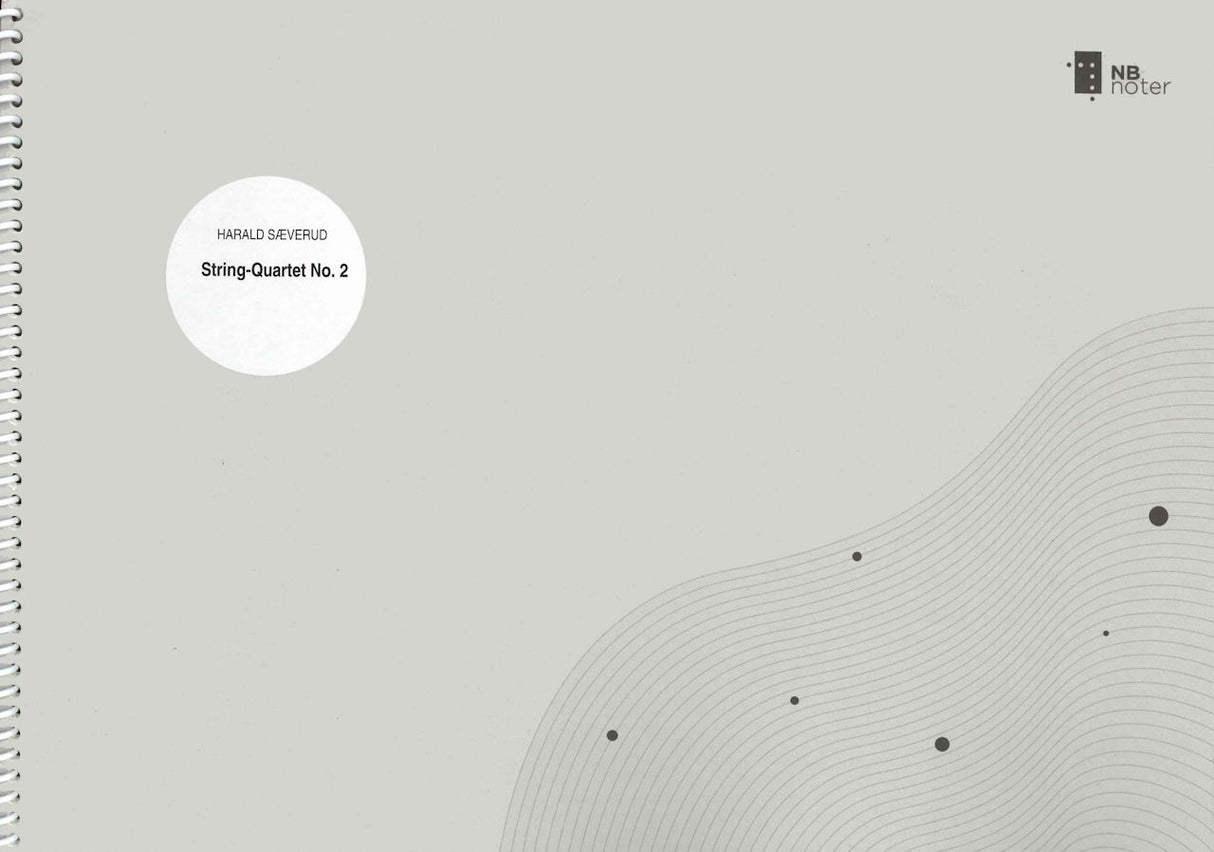 Saeverud, String Quartet No. 2, op. 52 (NB noter)