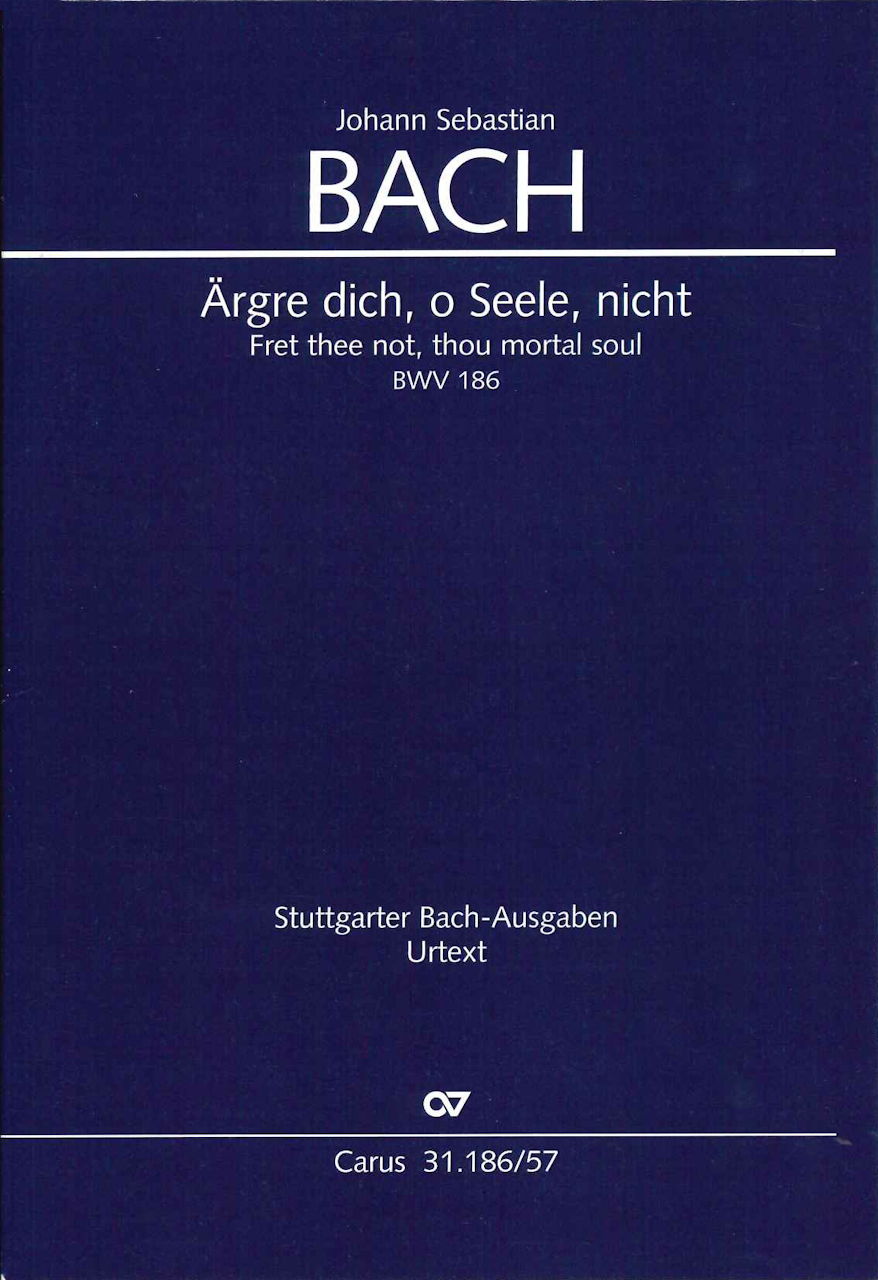 Bach, Kantate BWV 186 [G/E] (Carus)