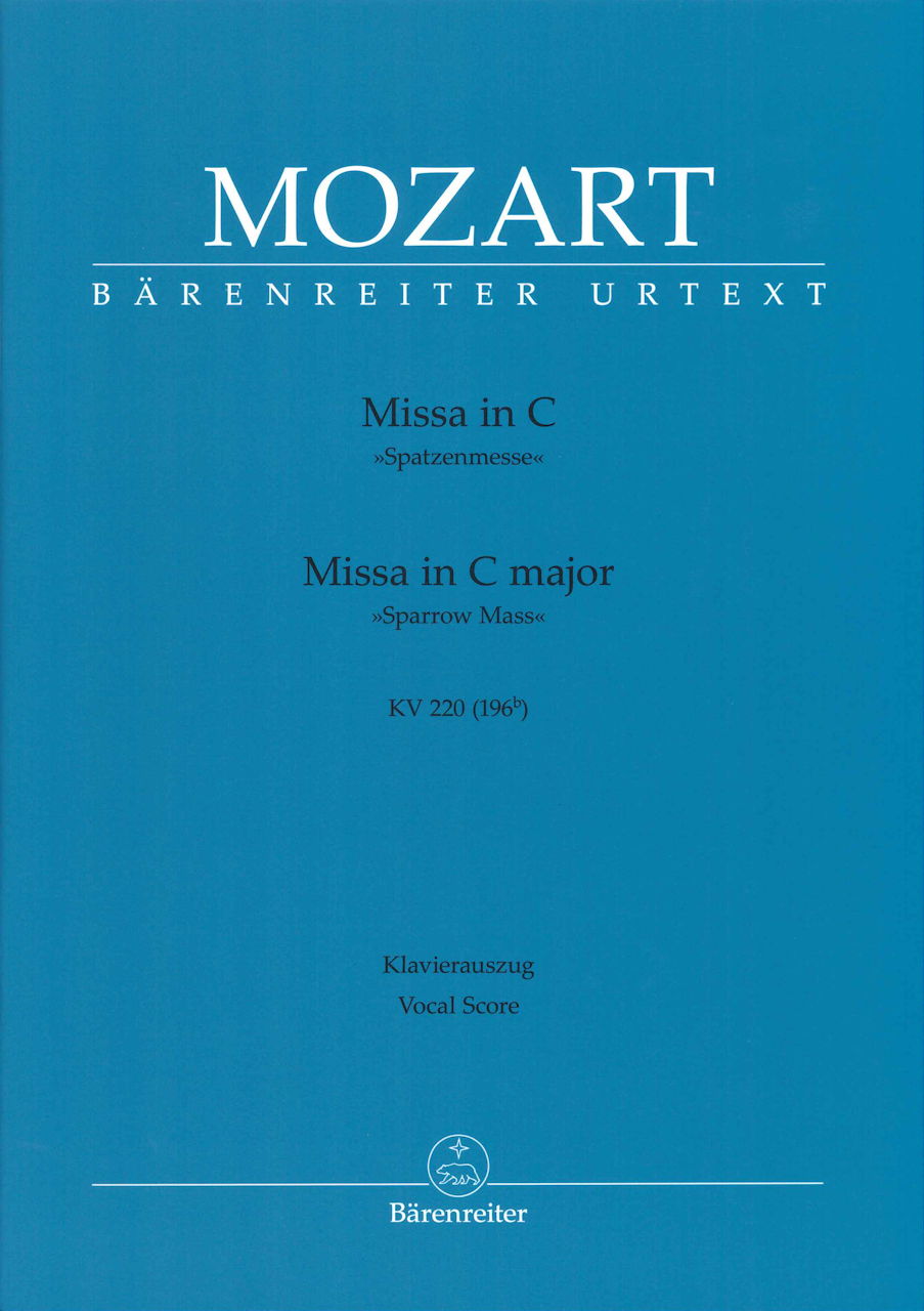 Mozart, Missa KV 220 in C 'Spatzenmesse' (Barenreiter)
