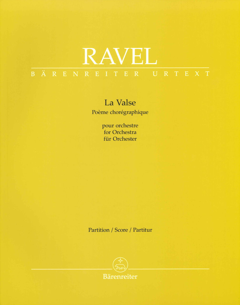 Ravel, La Valse (Full Score) (Barenreiter)