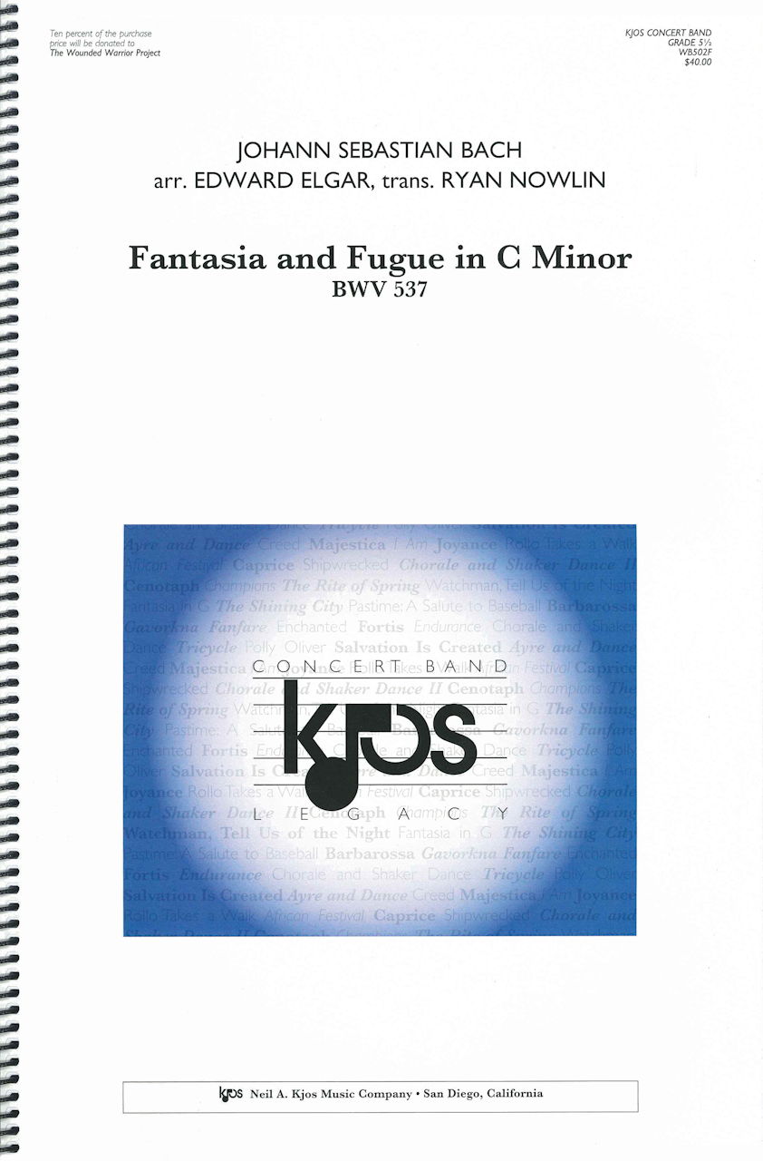 Bach, Fantasia and Fugue in C Minor (Kjos)