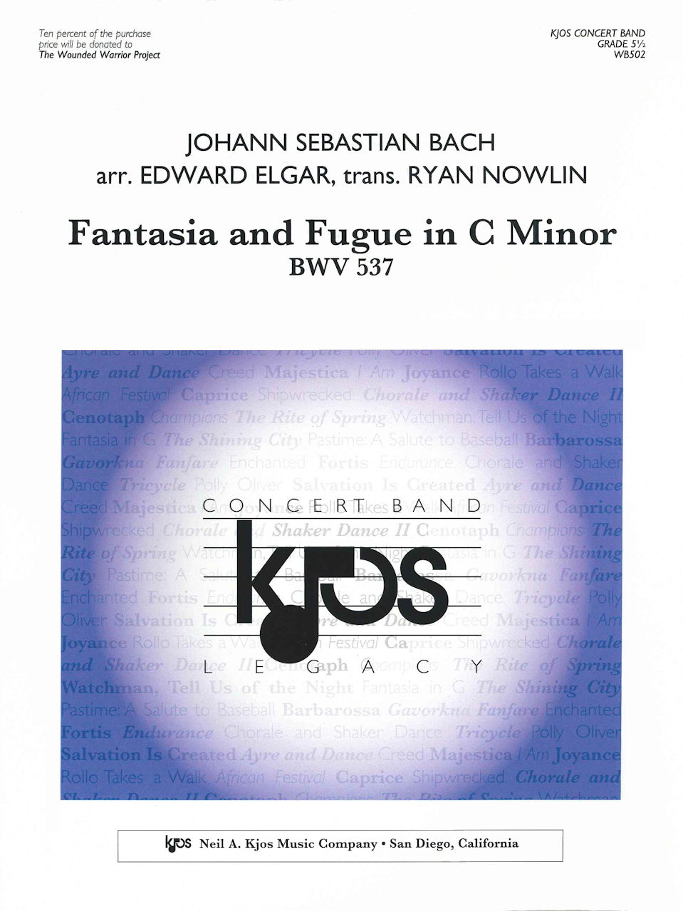 Bach, Fantasia and Fugue in C Minor (Kjos)