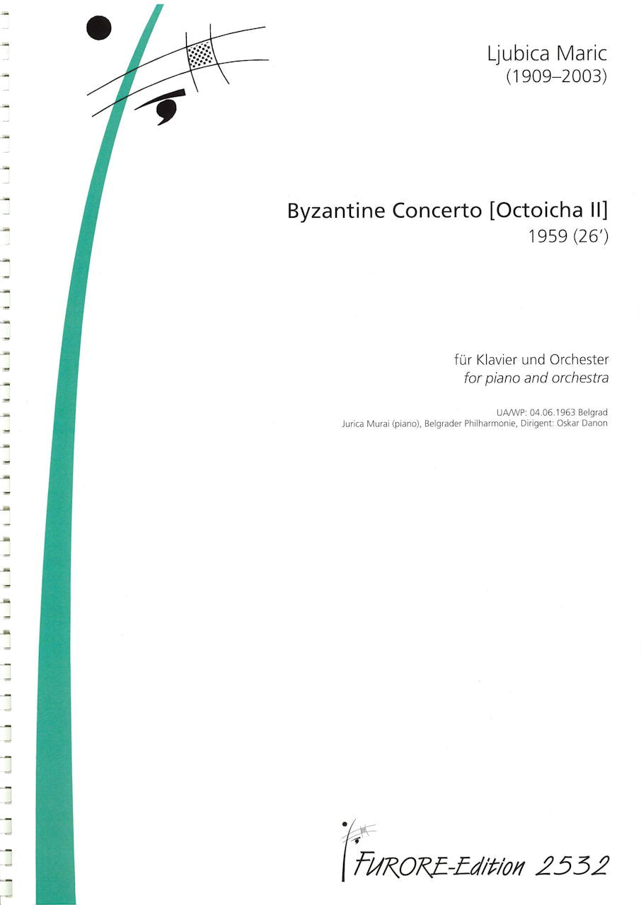 Maric, Byzantine Concerto (Octoicha 2) (Furore Verlag)