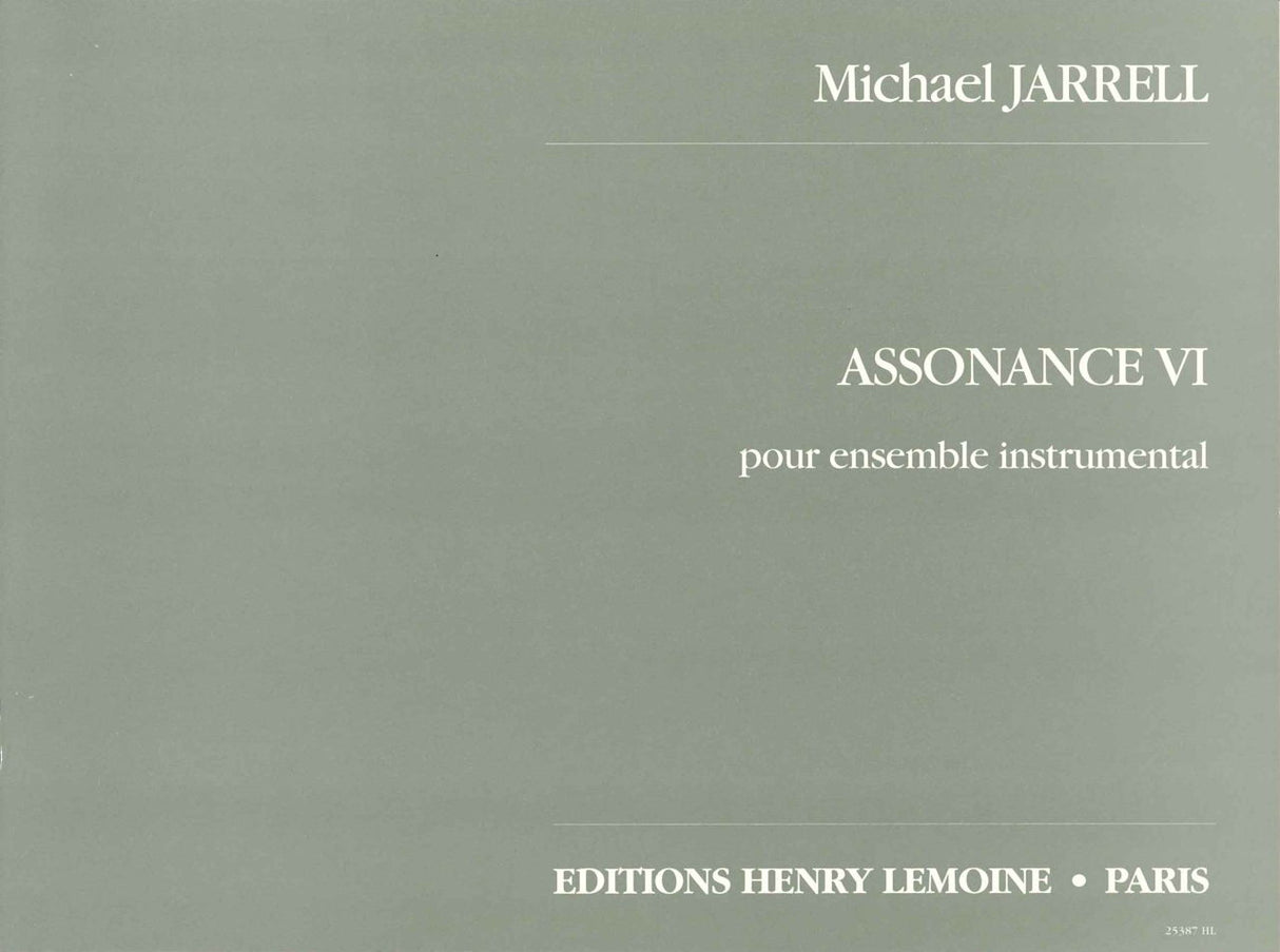 Jarrell, Assonance 6 (Lemoine)
