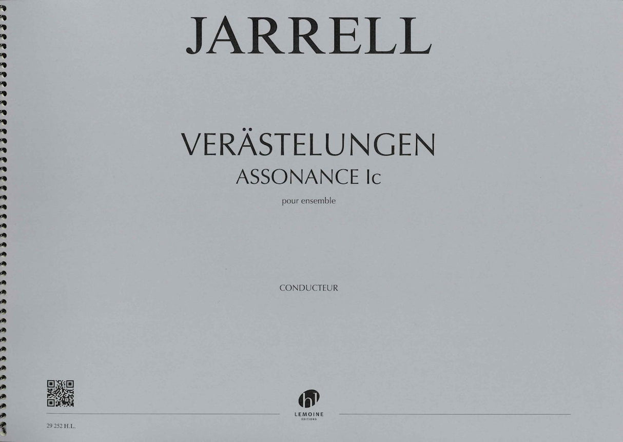 Jarrell, Verastelungen (Assonance 1c) (Lemoine)