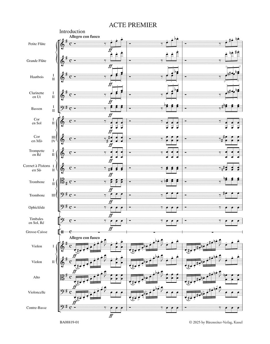 Gautier, Giselle ou Les Wilis (Opera 6) (Barenreiter)
