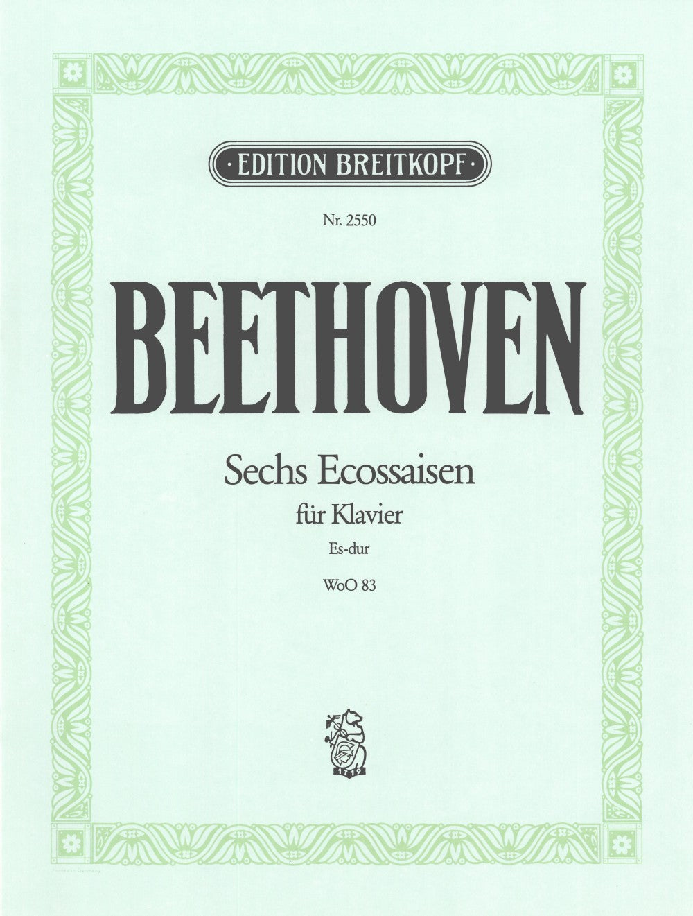 Beethoven, 6 Ecossaises WoO 83 (Busoni) (Breitkopf)