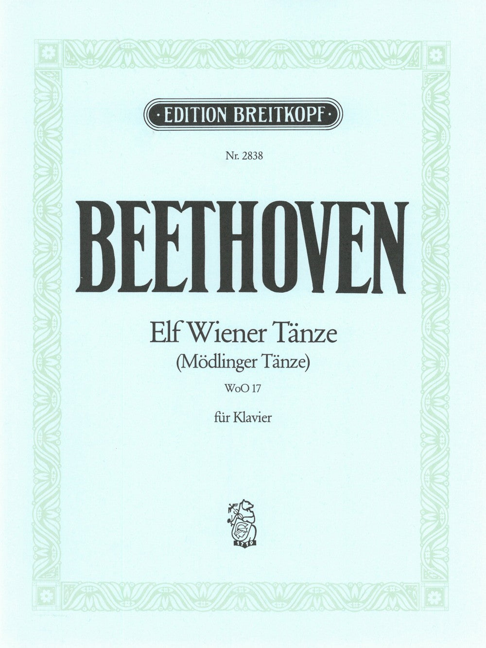 Beethoven, 11 Wiener Tanze, WoO 17 (Breitkopf)