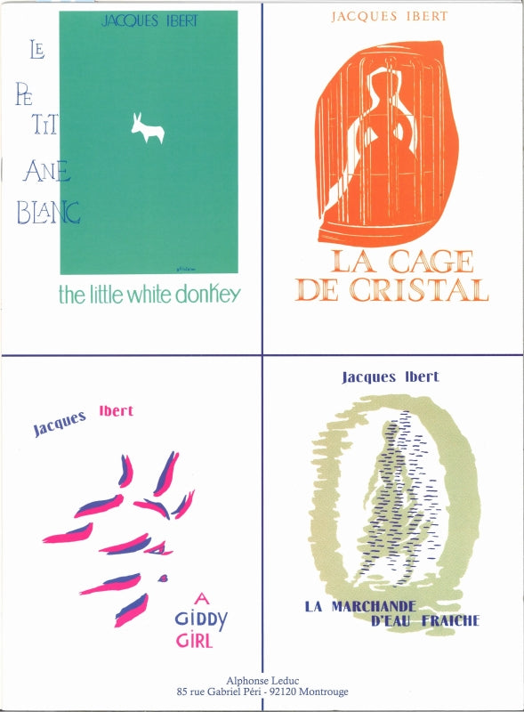 Ibert, Histoire, 4 Pieces celebres (Leduc)