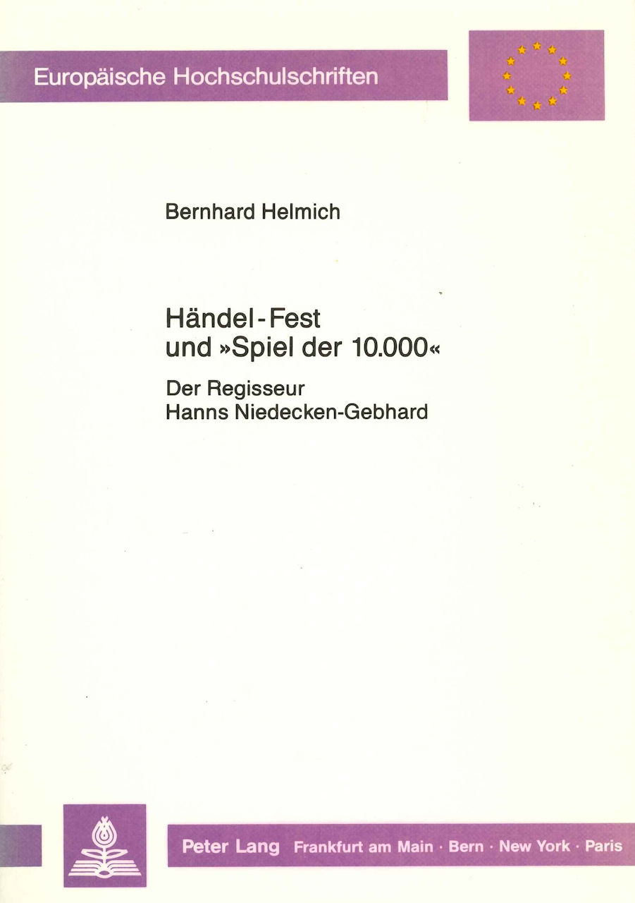 Handel-Fest und 'Spiel der 10.000' (Peter Lang)