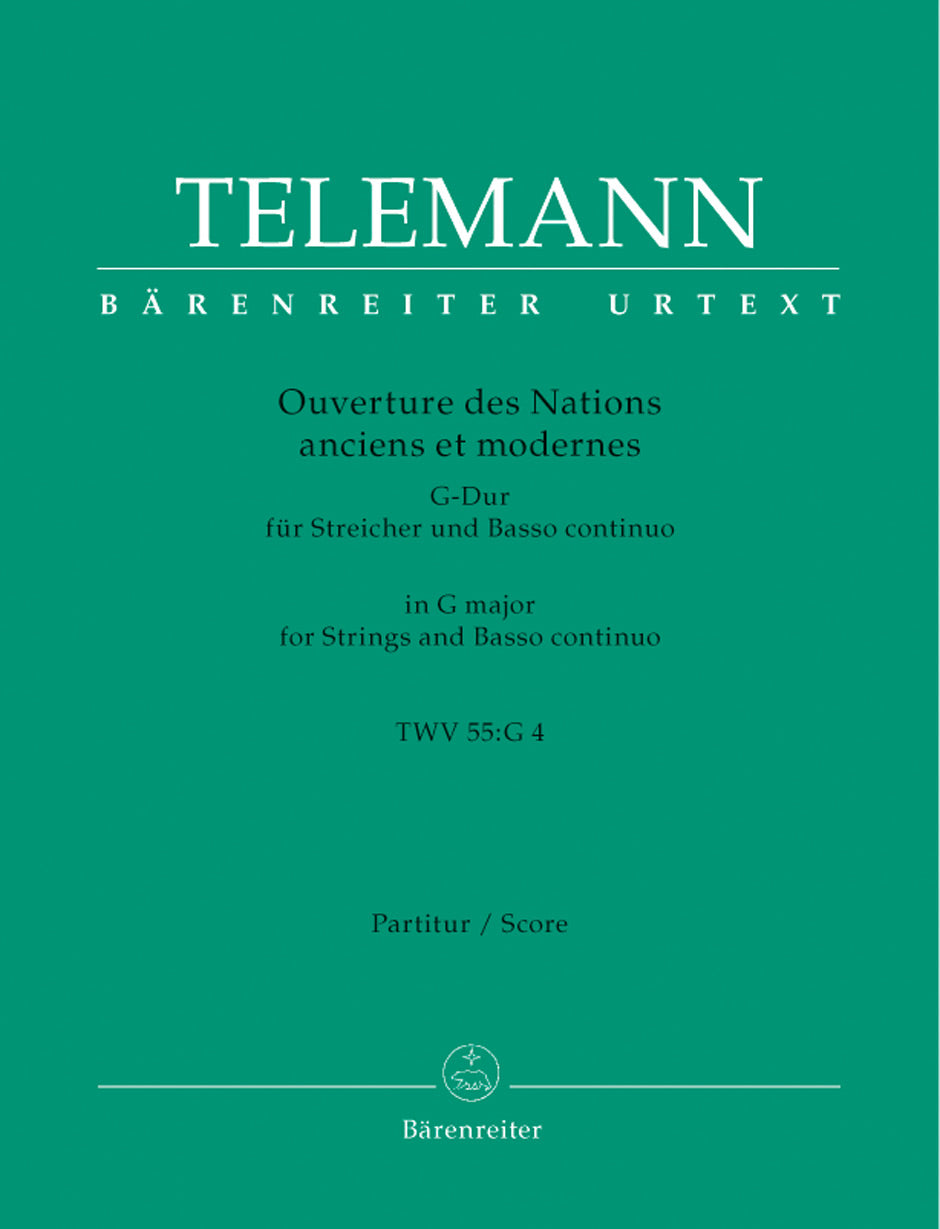 Telemann, Ouverture des Nations Anciens (Barenreiter)