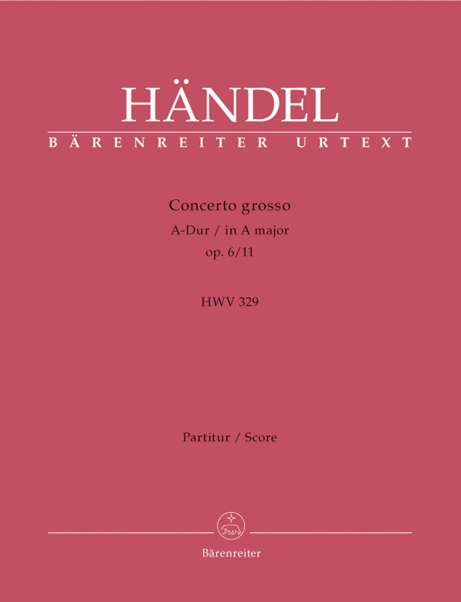 Handel, Concerto grosso op. 6/11 (Barenreiter)